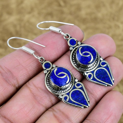 Lapis lazuli earring 925 - lazuli,