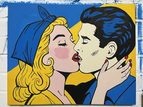 Pop art painting - art,,