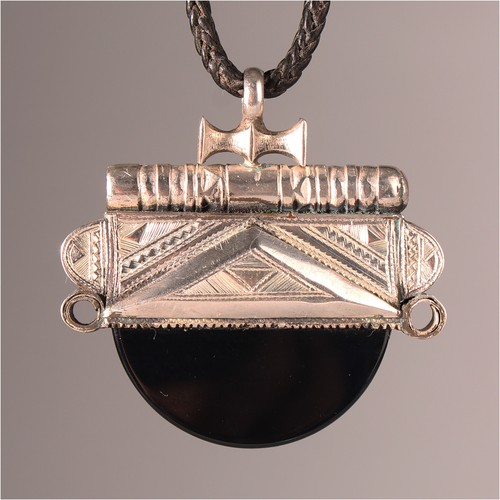 13482 tuareg amulet silver - tuareg,