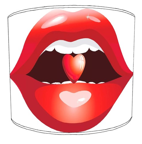 Luscious red lipstick lips - luscious,