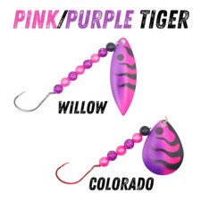 Pink purple tiger worm - tiger,