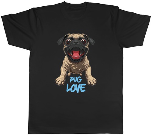 Pug love mens shirt dog - pug, t-shirt