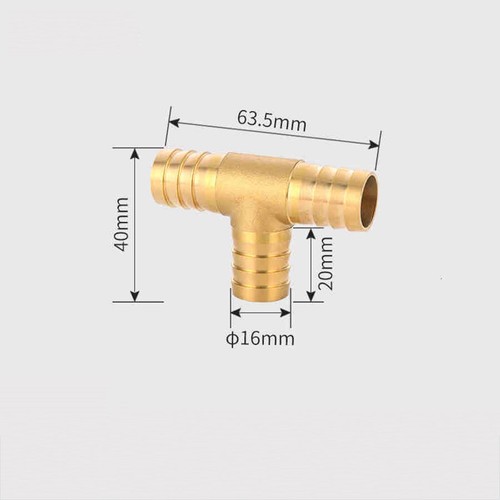 Brass pipe fitting barbed - brass,