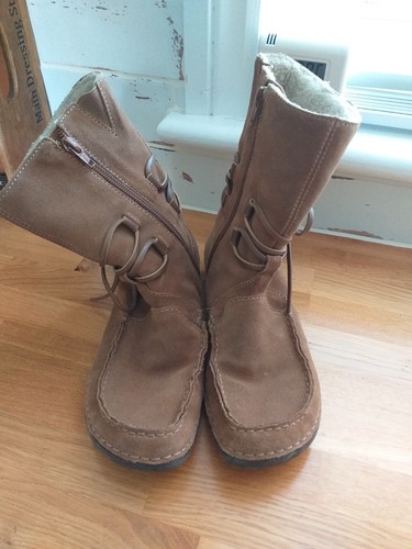 Ladies clarks boots wool lined - boots,