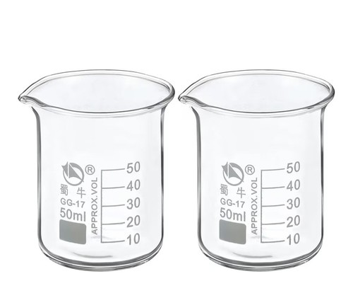 50ml low form glass - low, beaker,