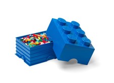 LEGO Storage Brick 6 Knobs BLUE, Stackable Box 8.47 l LARGE BEDROOM  DESK TIDY