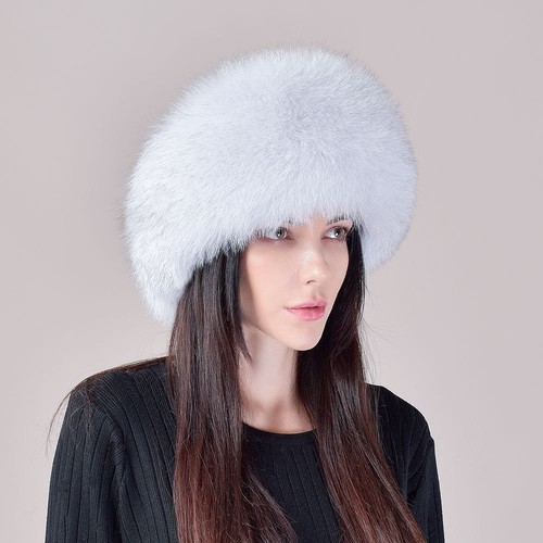 Womens real fox fur - real, hat