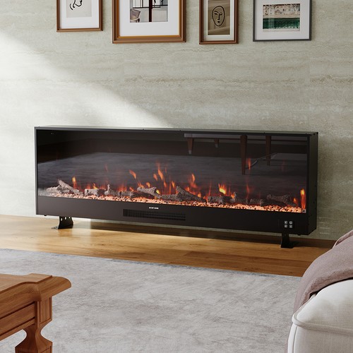 Electric media wall fire - media,
