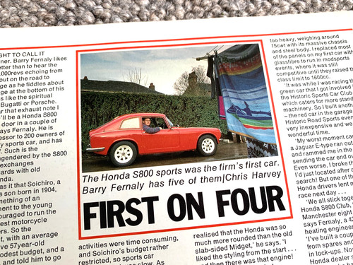 Honda s800 collectible - honda,
