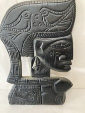 Wall Art Picture Egyptian Face Type Character In Resin Type Material Good Cond