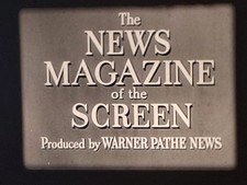 NEWS MAGAZINE OF THE SCREEN 1953 16MM B/W SOUND 800FT CINE FILM