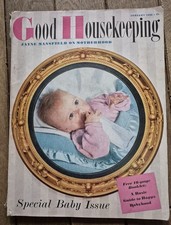 GOOD HOUSEKEEPING Magazine Jan 1960 BABY ISSUE  Jayne Mansfield AUSTIN SEVEN Add