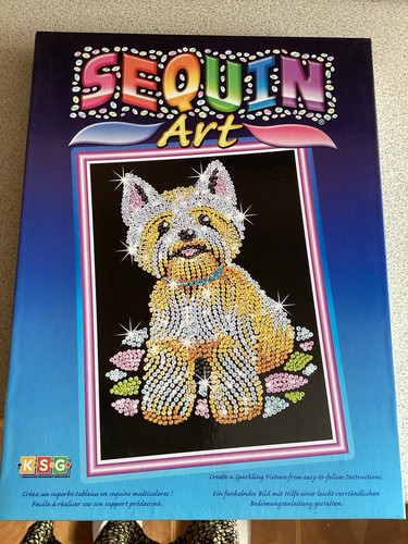Ksg sequin art westie picture - ksg,