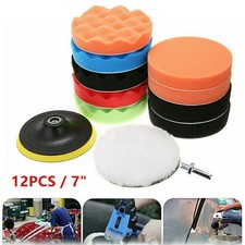 12Pcs 7" 180mm Car Polisher