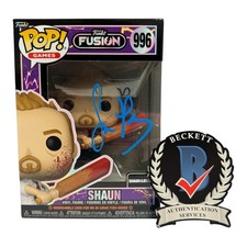 Simon Pegg Signed Autograph Funko Pop 996 Beckett BAS Shaun Of The Dead
