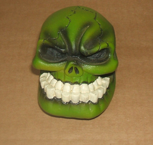 Aquarium green skull - aquarium,