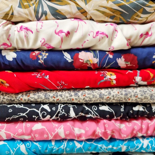 Rayon viscose challis fabric - rayon,