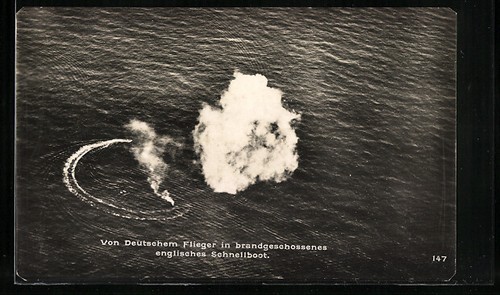 Postcard english speedboat - postcard,