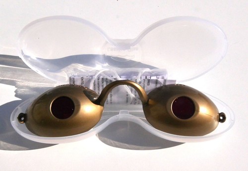Glasses gold bronzing tanning - gold,