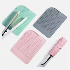 Premium Heat Resistant Silicone Mat/Pouch for Hair Straighteners & Curling Irons