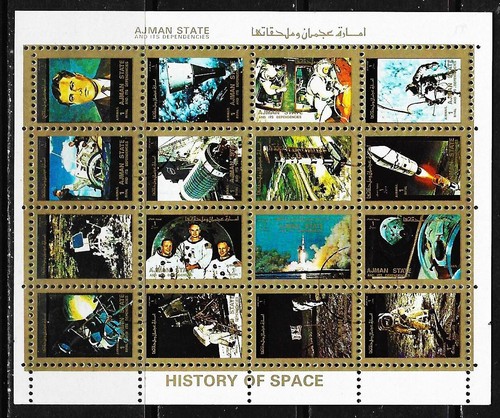 Ajman 1973 space successes - space,