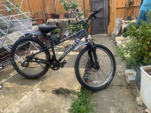 Black mountain bike - bike, for