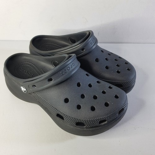 Crocs black iconic platform - black,