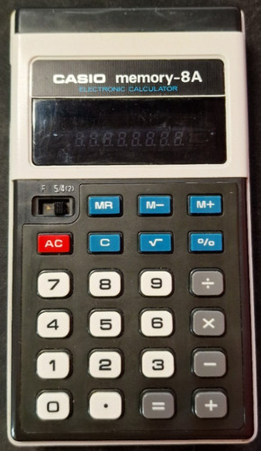 Casio memory electronic - 8a,