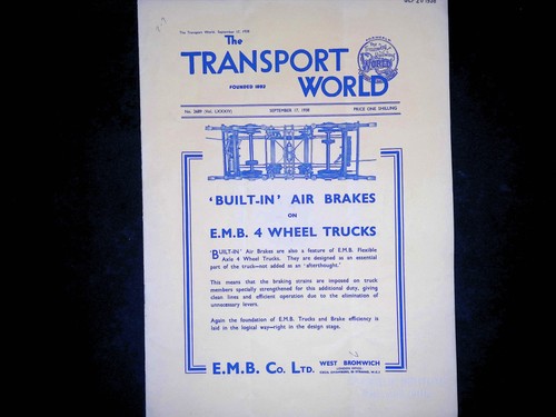 Transport world 1938 b - 1938, e.m.b