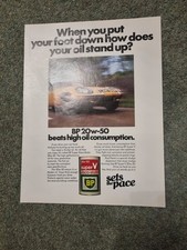 MARCOS 3 LITRE BP OIL  ADVERT MOTORSPORT  JULY 1968