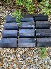 12 Victorian grey/blue plinth special bricks 23 x 11 x 7.5cm