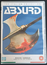ABSURD (ROSSO SANGUE)  DVD, JOE D'AMATO, Uncut