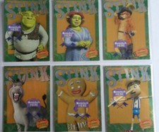 Shrek The Third Stink    SH-1 to SH-6  " Gold  Hobby "  6  Card  Chase Set  