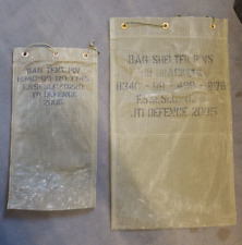 Ex MOD /| British Military Tool Bag NATO Green Heavy Duty Canvas Tent Peg Bags