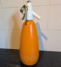 Vintage Orange Retro BOC Soda Syphon