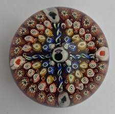 Millefiori paperweight by Perthshire Paperweights