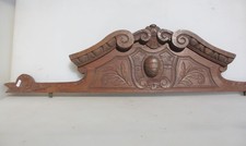 Antique Carved Wooden Top Old