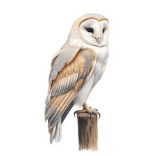 2x Sticker Barn Owl Car