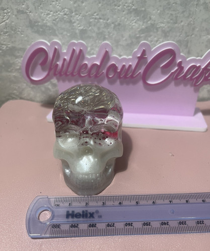 Handmade resin skull - handmade,