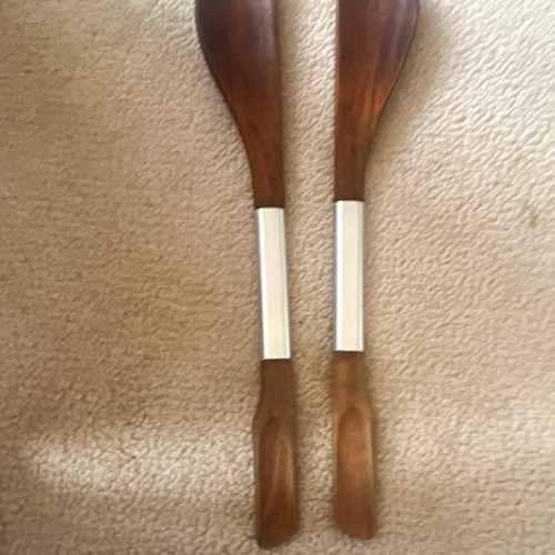 2pc wooden metal - 2pc, salad
