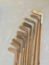 COLLECTION OF 12 HICKORY GOLF