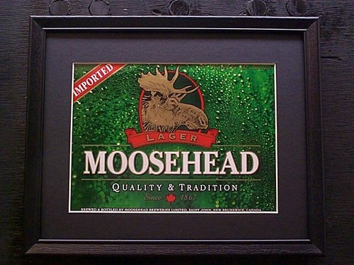Moosehead beer sign 141 - ,