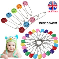 10/15X 40-55mm Large Baby Nappy Safety Pins Dress Clothing Nappy Hold Clip Tool