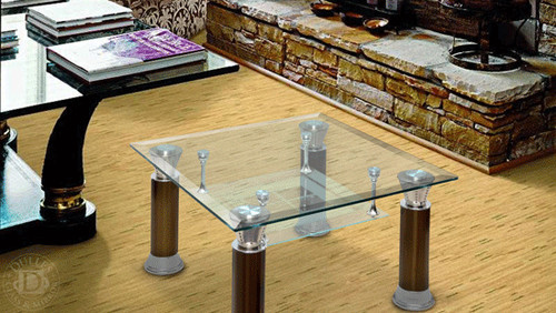 Square glass table - square,