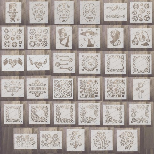 Steampunk stencils