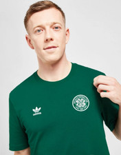 New & Sealed Official Adidas Originals Celtic FC Top T-Shirt Green