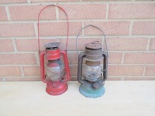 2 vintage paraffin hurricane