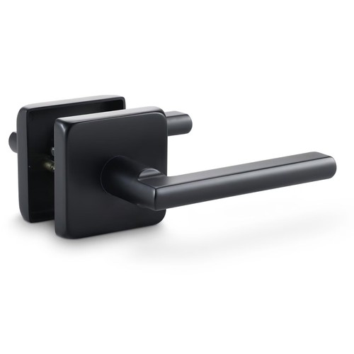 Linkaa black door lever - black,