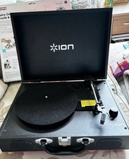 ION Audio Vinyl Motion Portable 3-Speed Belt-Drive Suitcase Turntable