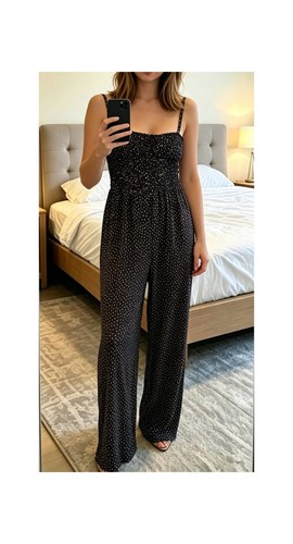 George polka dot jumpsuit size - george,